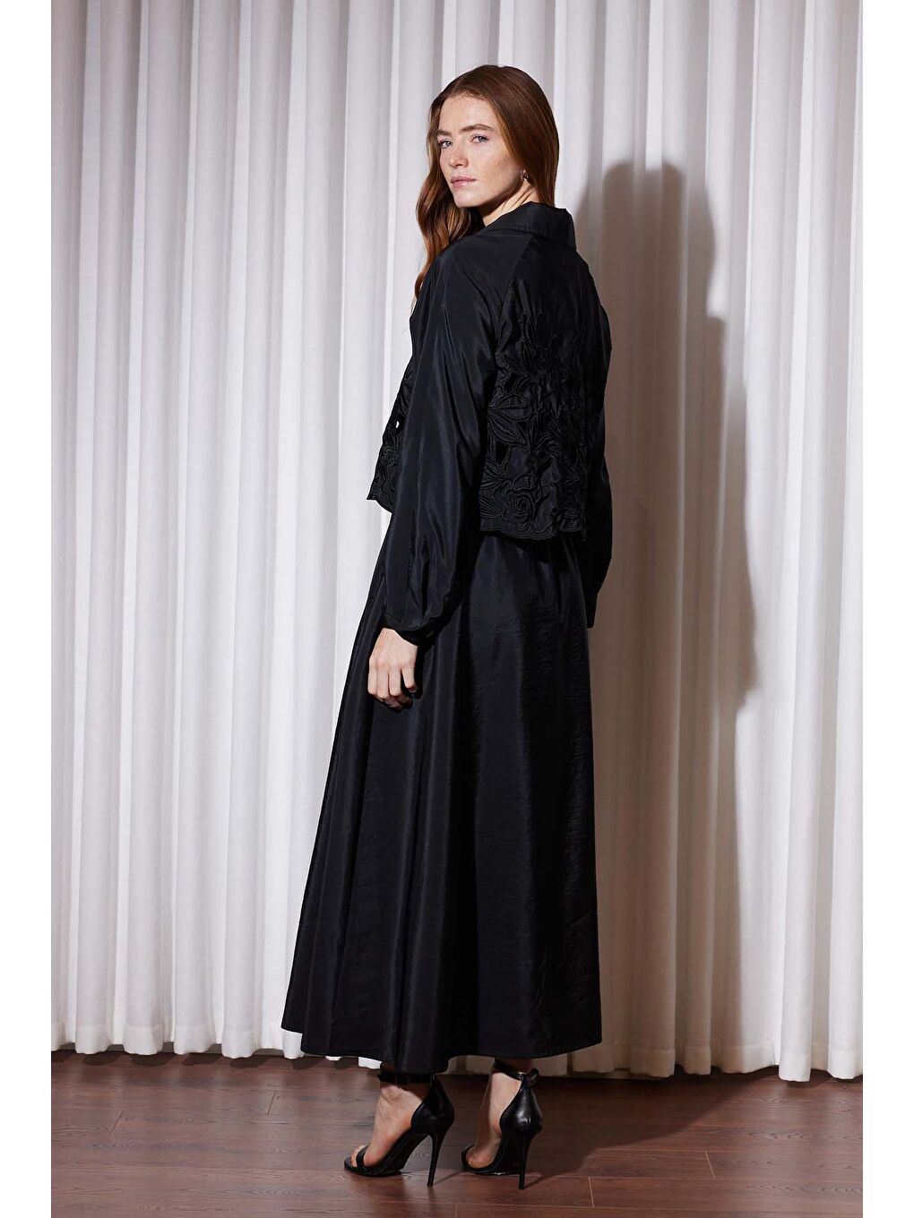 Missemramiss Grace Cut Elbise 5195 Siyah-2