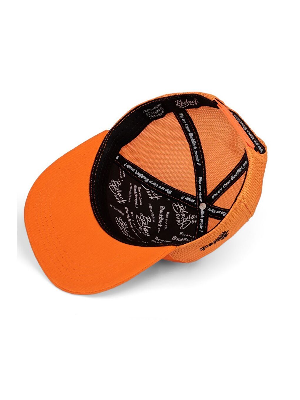 Hip Hop Kids Aslan Logolu Turuncu Çocuk Trucker Şapka-2