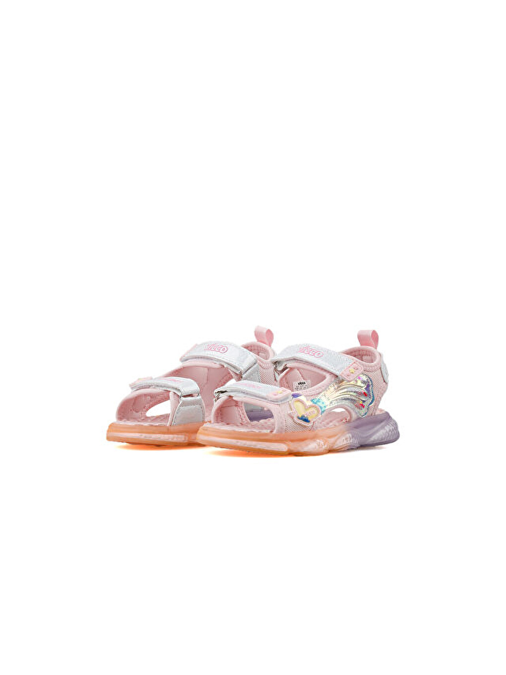 Can Çocuk Işıklı Sandalet 332.p25y.254-114 Pembe-2