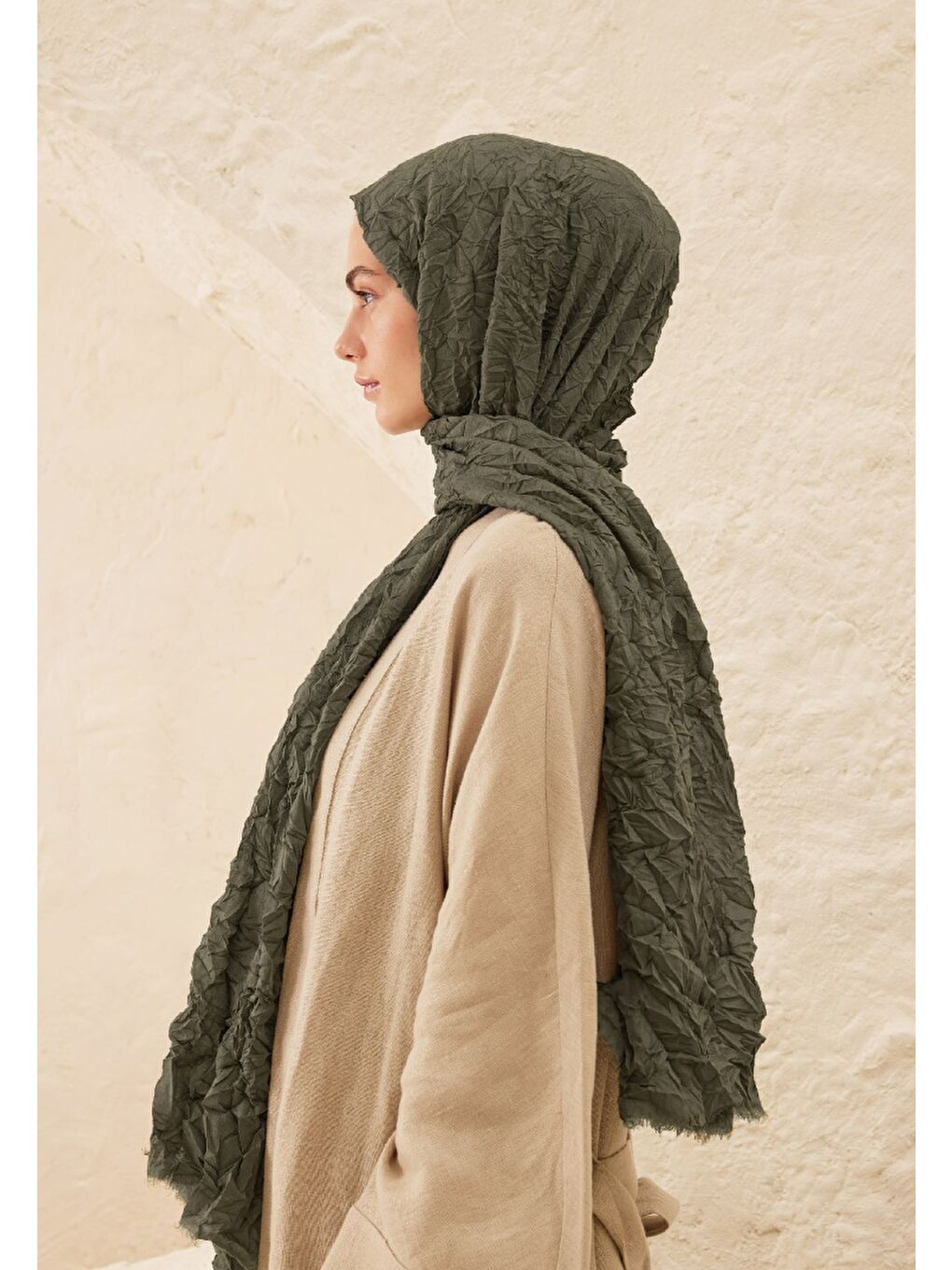 Yeşil VUAL CRASH ŞAL YEŞİL ÇAY-1