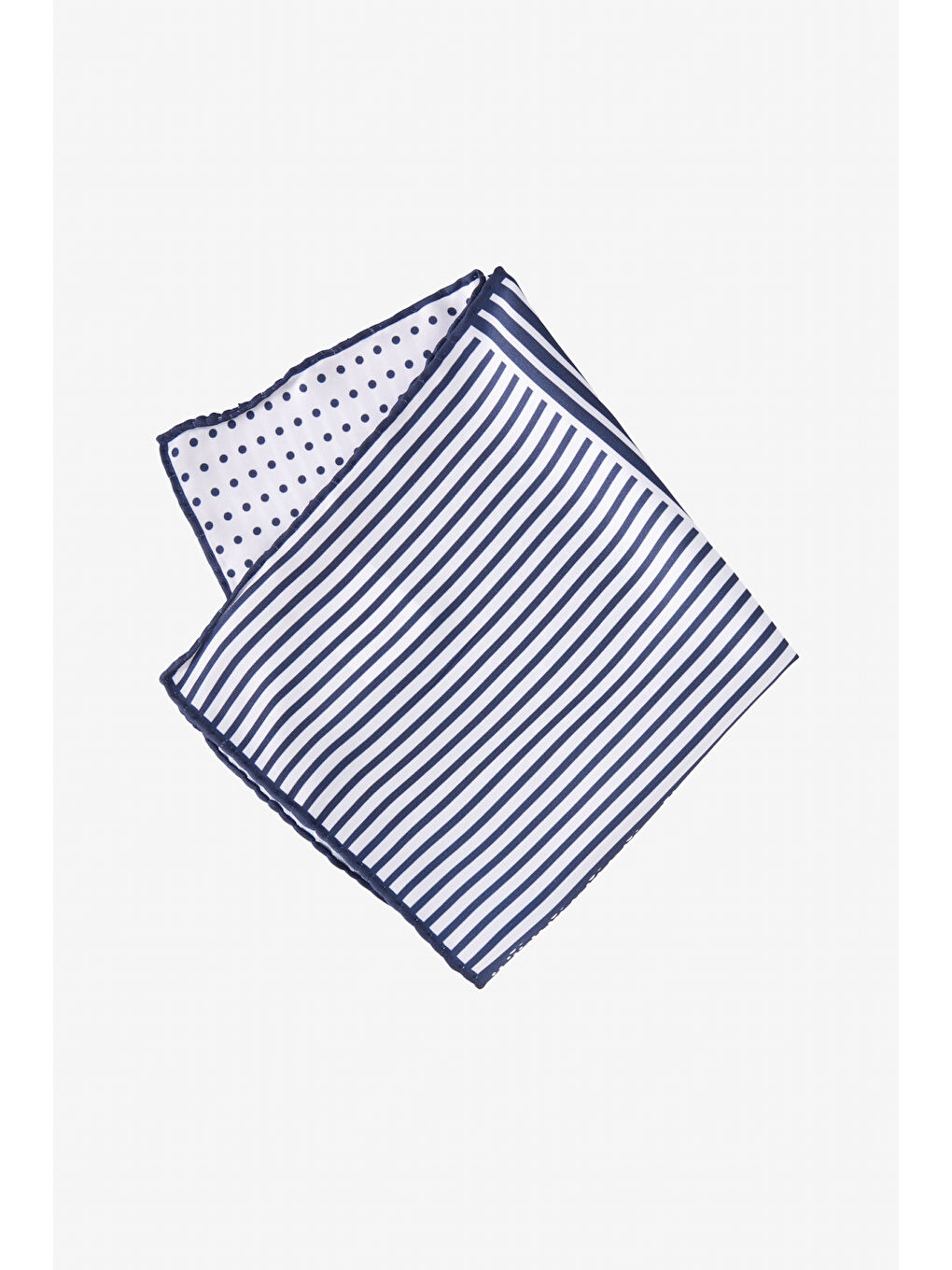 Erkek Lacivert-Beyaz Mendil