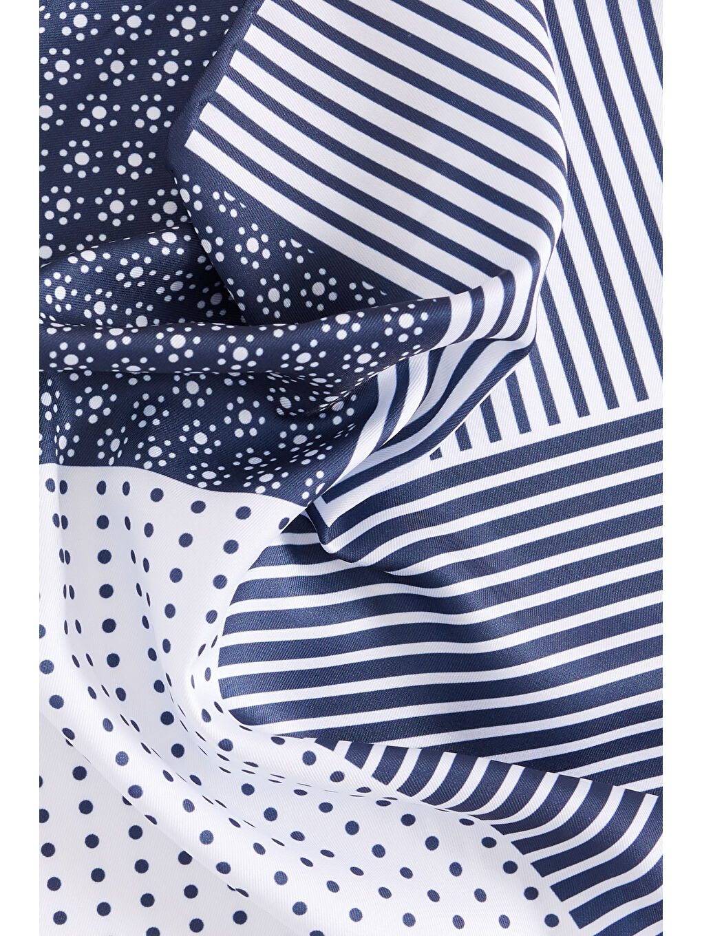 Erkek Lacivert-Beyaz Mendil-2