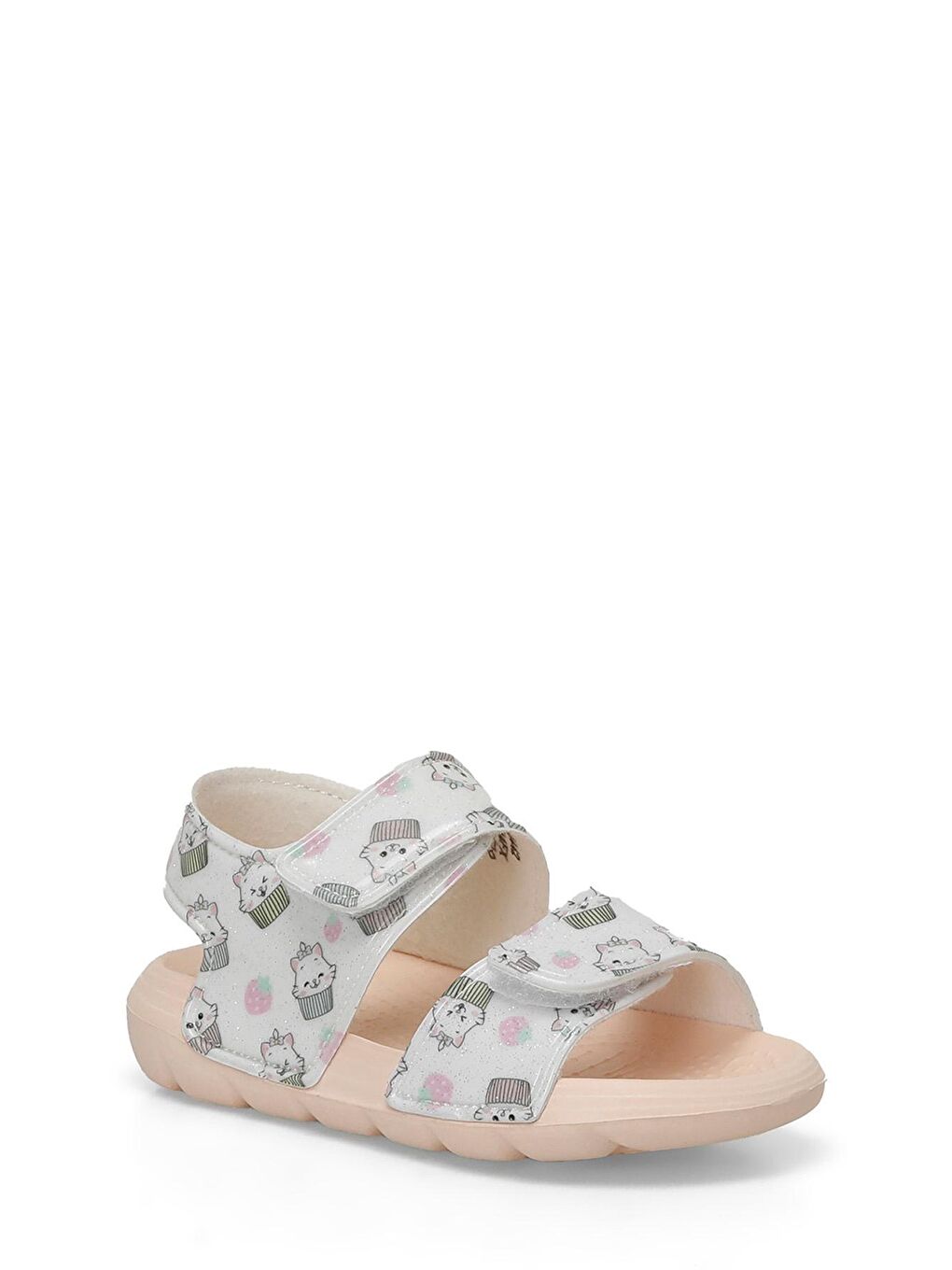 Pembe Pudra Kız Çocuk Sandalet-1