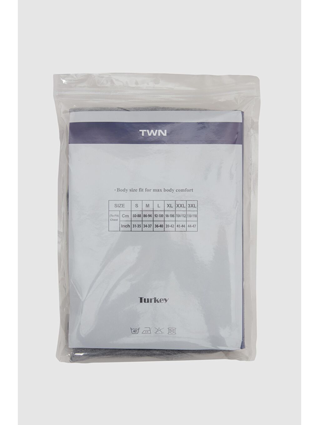 Gri Standart Fit Nefes Alabilen Teri Emen %100 Pamuklu 6'Lı Atlet-2