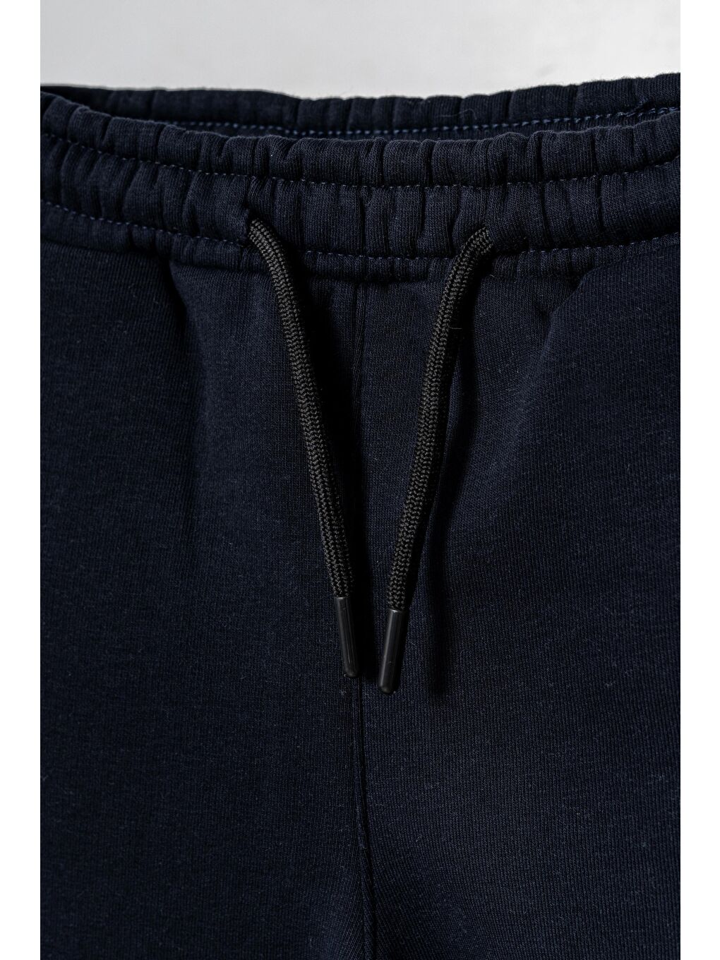 Lacivert 3 İp İki Diz Mikro Kargo Cepli Sağ Cep Fermuarlı Erkek Çocuk Eşofman Altı-1