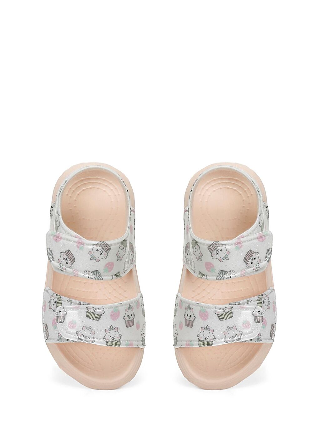 Pembe Pudra Kız Çocuk Sandalet-3