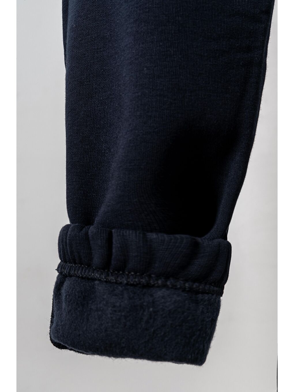 Lacivert 3 İp İki Diz Mikro Kargo Cepli Sağ Cep Fermuarlı Erkek Çocuk Eşofman Altı-5