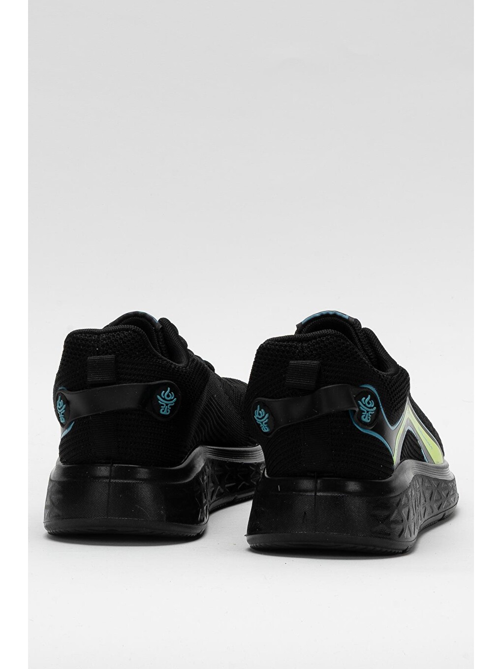 Siyah Erkek Triko Sneaker Rahat Hava Alabilen Kokusuz Spor Ayakkabı Sİyah-3
