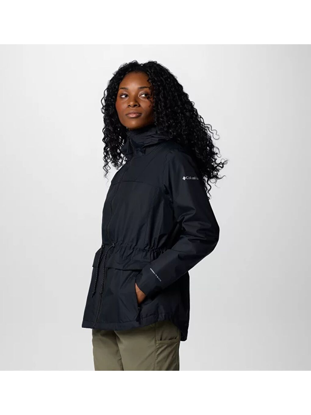 Columbia Siyah Sweet Creek™ II Lined Rain Jacket Kadın Outdoor Mont - 3