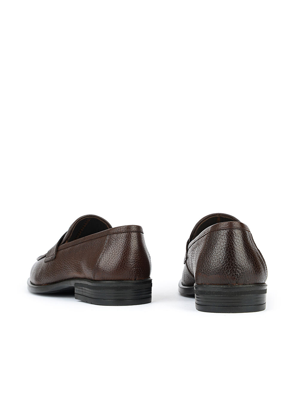 Kahverengi Erkek Hakiki Deri Ayakkabı 161986Z4075 Kahve-2