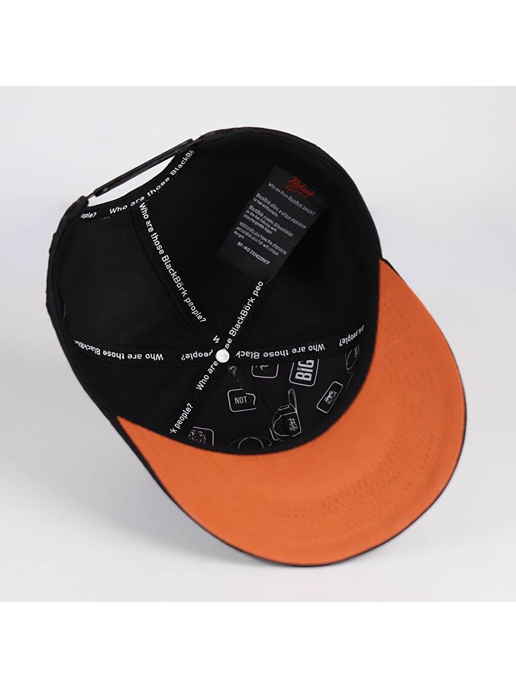 Legend Logolu Kiremit-Siyah Hip Hop Şapka-5