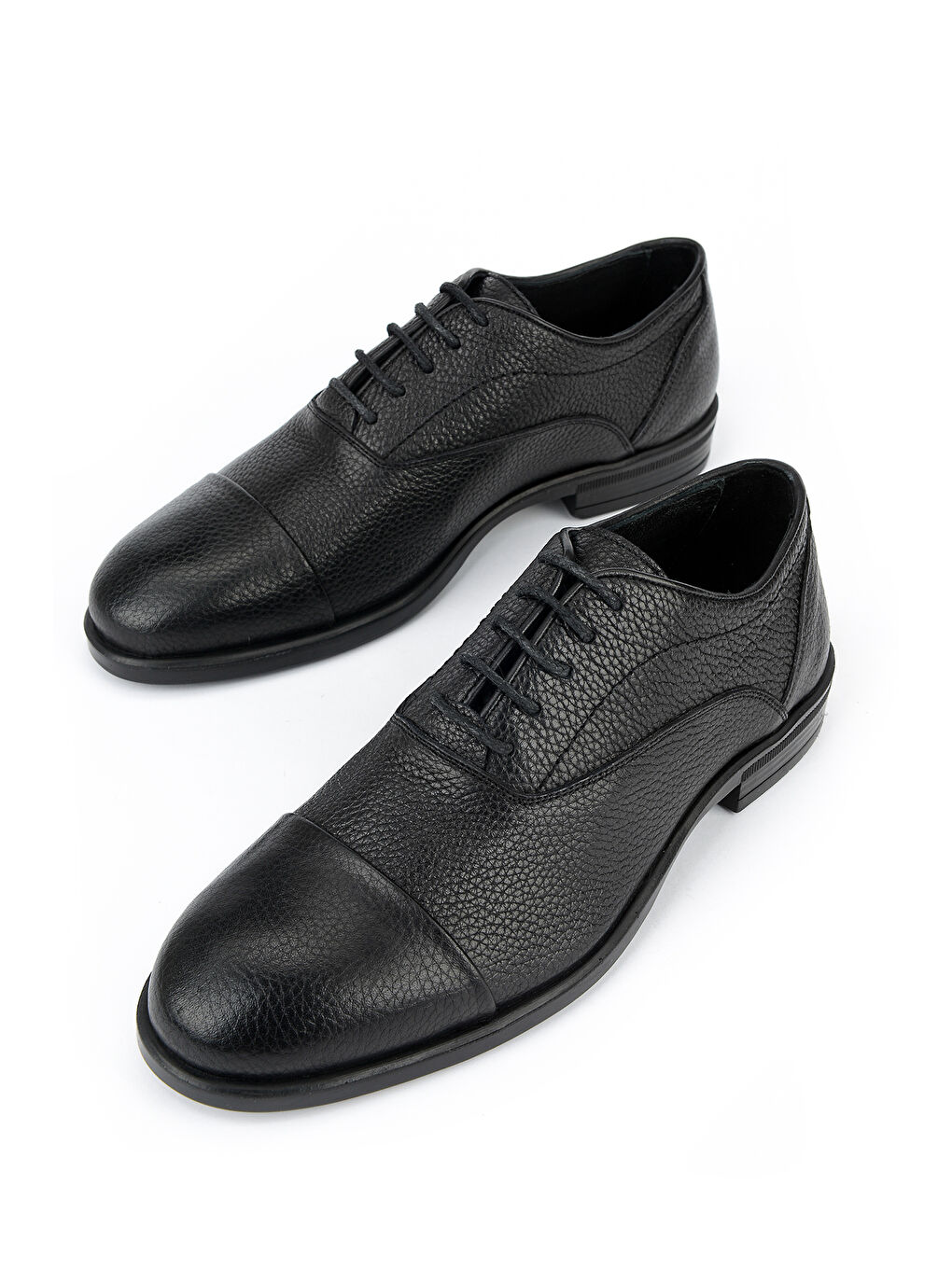 Erkek Hakiki Deri Ayakkabı 161986Z4437 Siyah-4