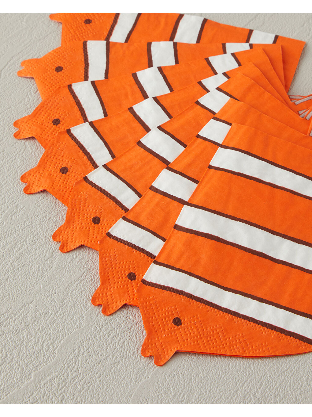 Fish 20'li Kağıt Peçete 31x18 cm Turuncu-1