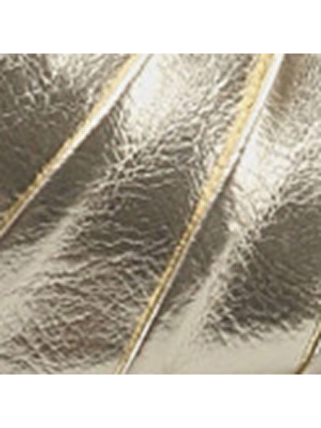 Sarı Belvia Sivri Burunlu Metalik Bilekten Bantlı Orta Topuklu Kadın Ayakkabı-8