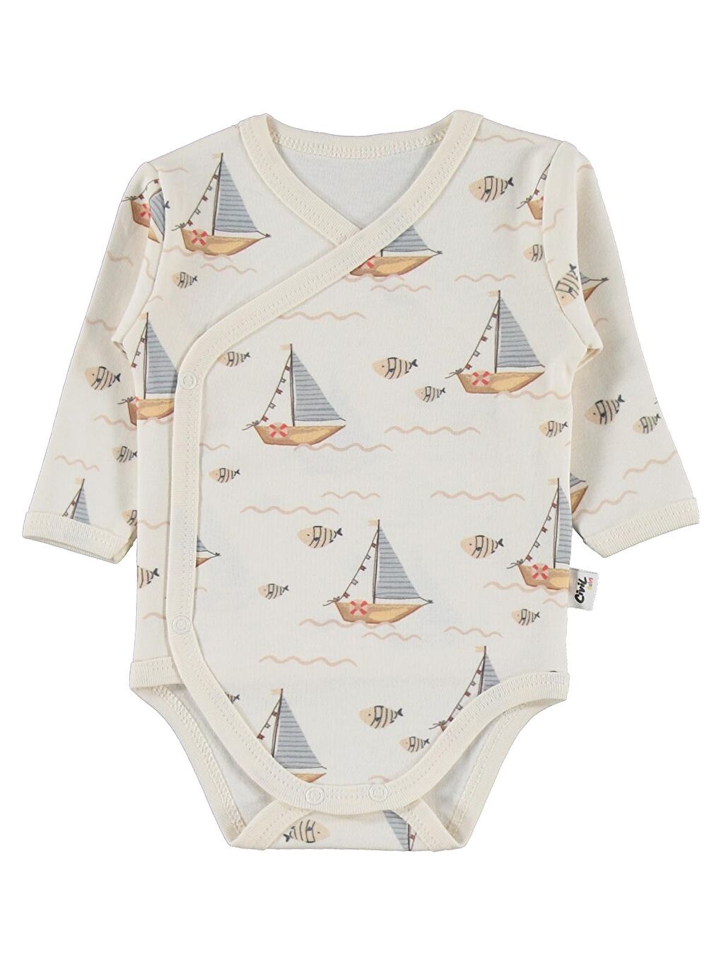 Baby Yelken Empirmeli Battaniyeli Set 1-6 Ay Takım - Ekru 1-3 Ay-1