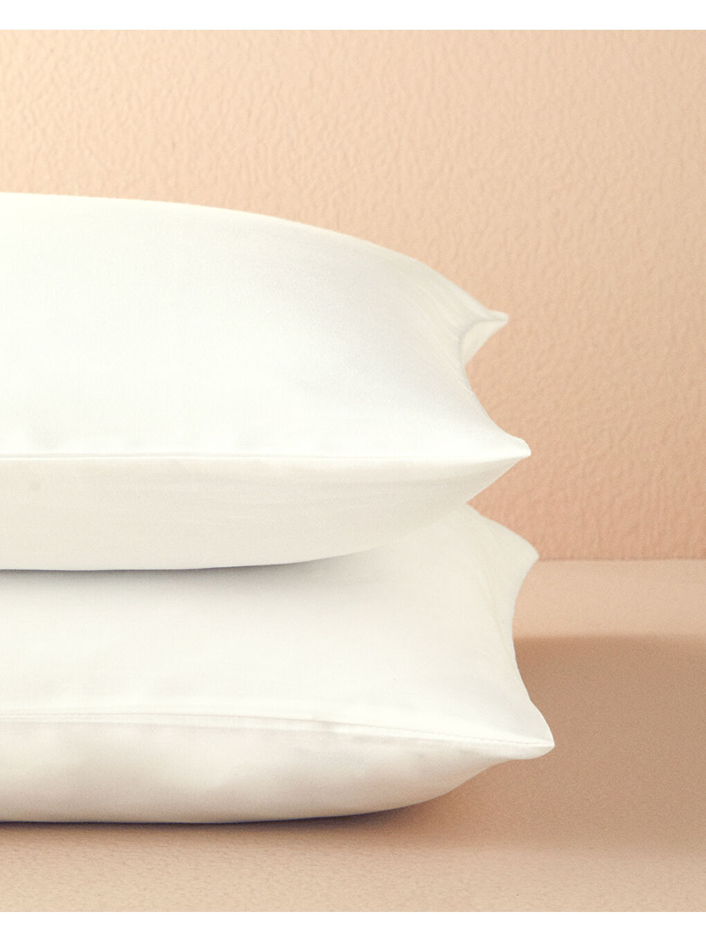 Novella Premium Pamuk Dokulu 2'li Yastık Kılıfı 50x70 cm Beyaz-2