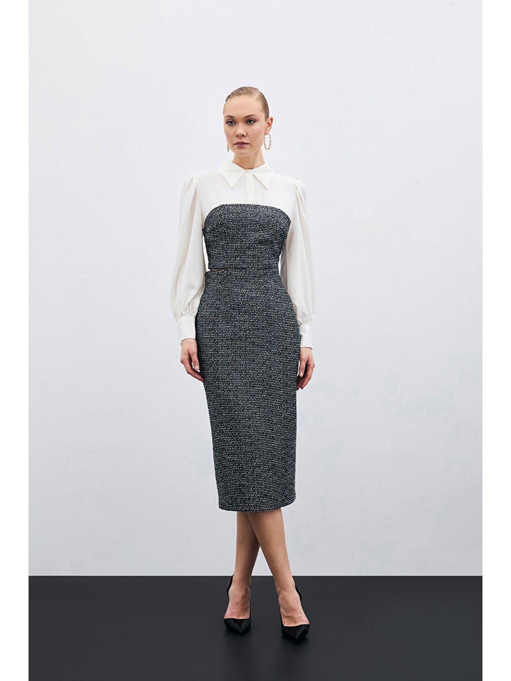 Tüvit Kalem Etek - Sax Mavi-1