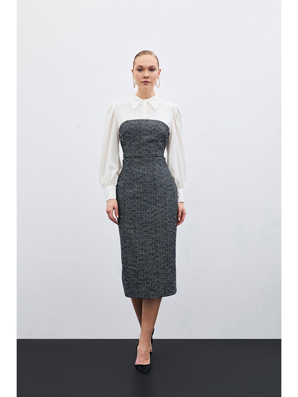 Tüvit Kalem Etek - Sax Mavi-2