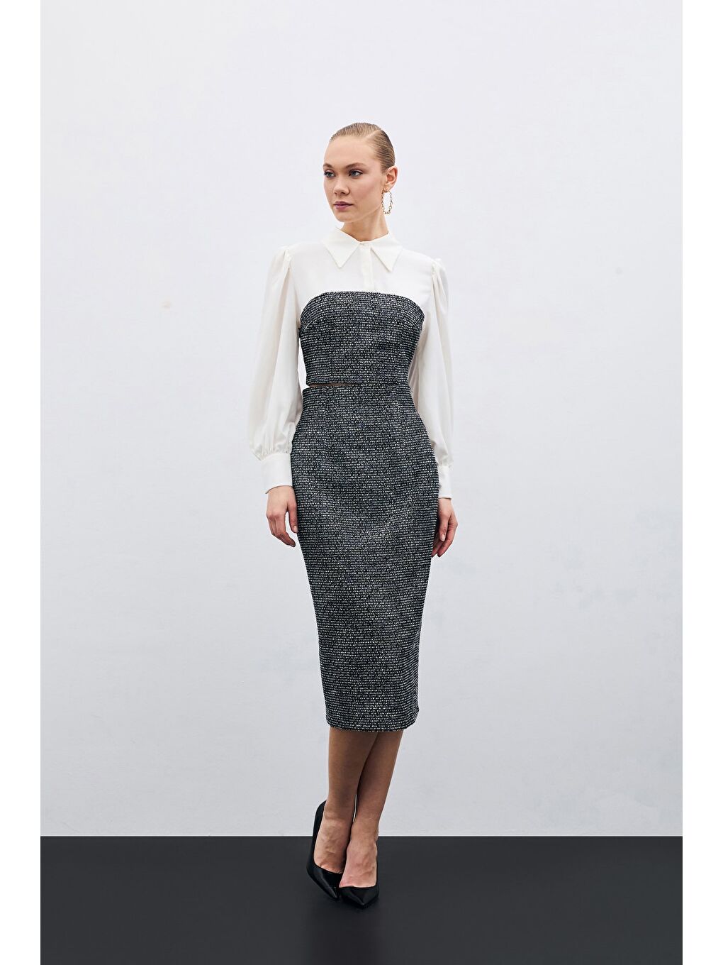 Tüvit Kalem Etek - Sax Mavi-4