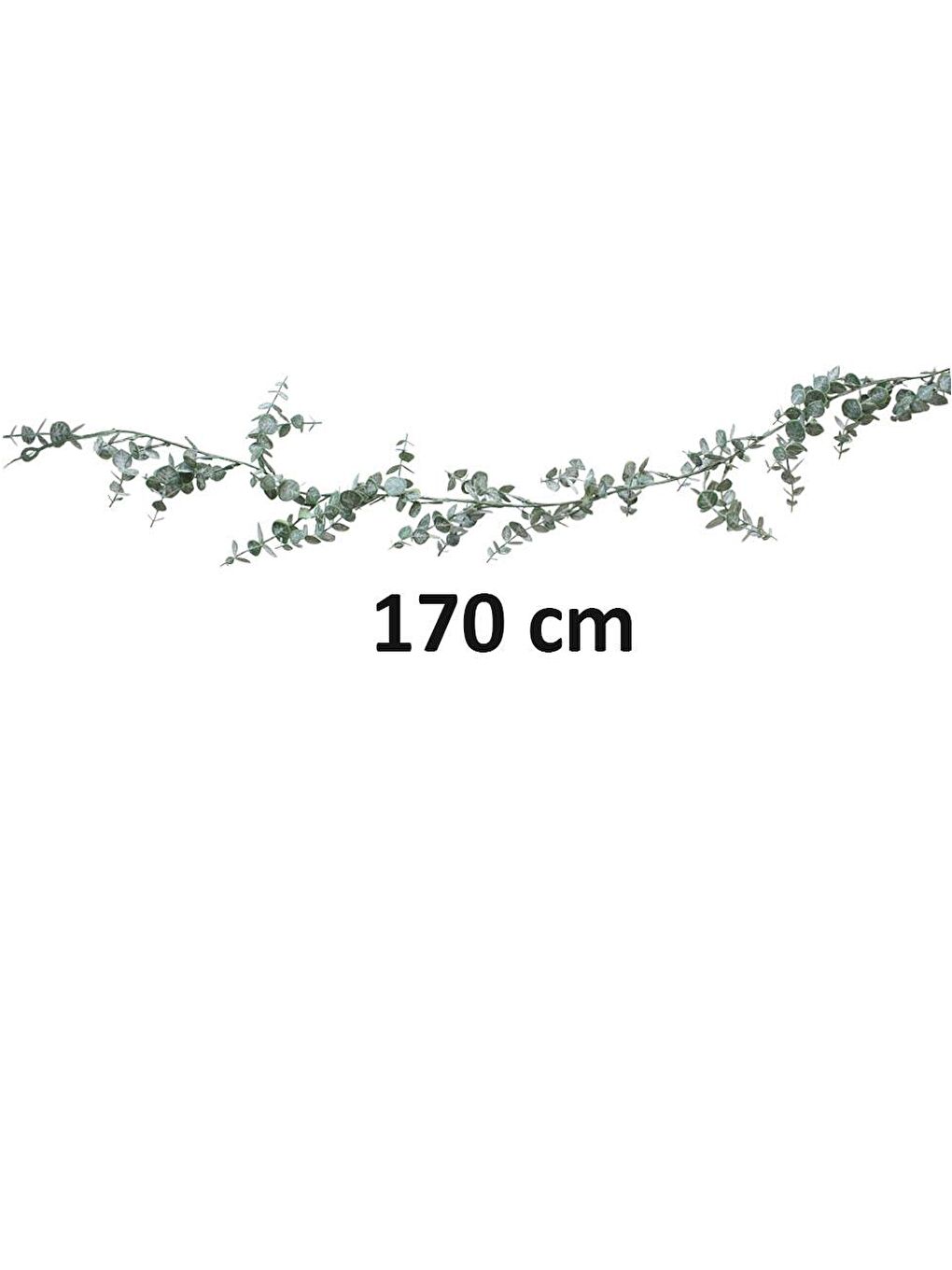 Yılbaşı Dekoru Okaliptus Dalı Garland  – Kapı Duvar ve Masa Süsü Yeşil 110 cm-1