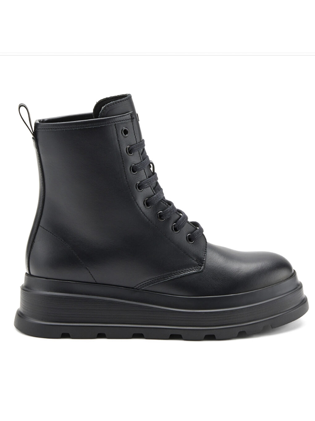 Siyah Kadın Bot 86L4 PONCHO Boot With Wedge Outsole Nero
