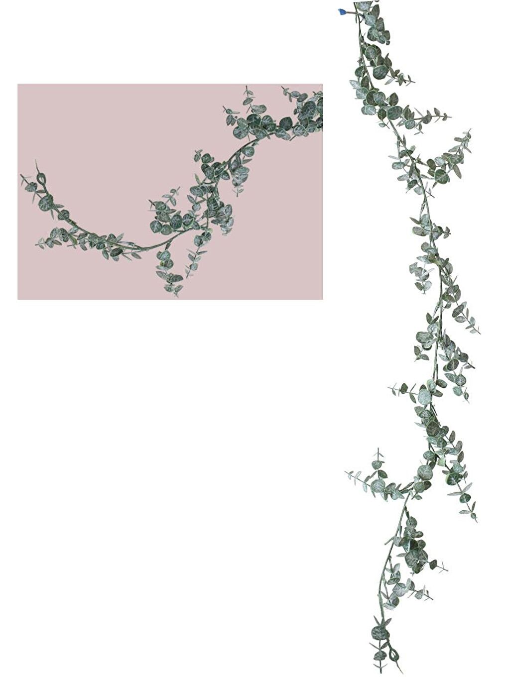 Yılbaşı Dekoru Okaliptus Dalı Garland  – Kapı Duvar ve Masa Süsü Yeşil 110 cm-2