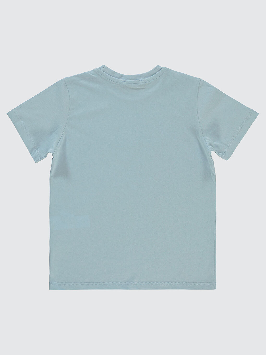 Boys Erkek Çocuk Tişört 6-9 Yaş Buz Mavi-1