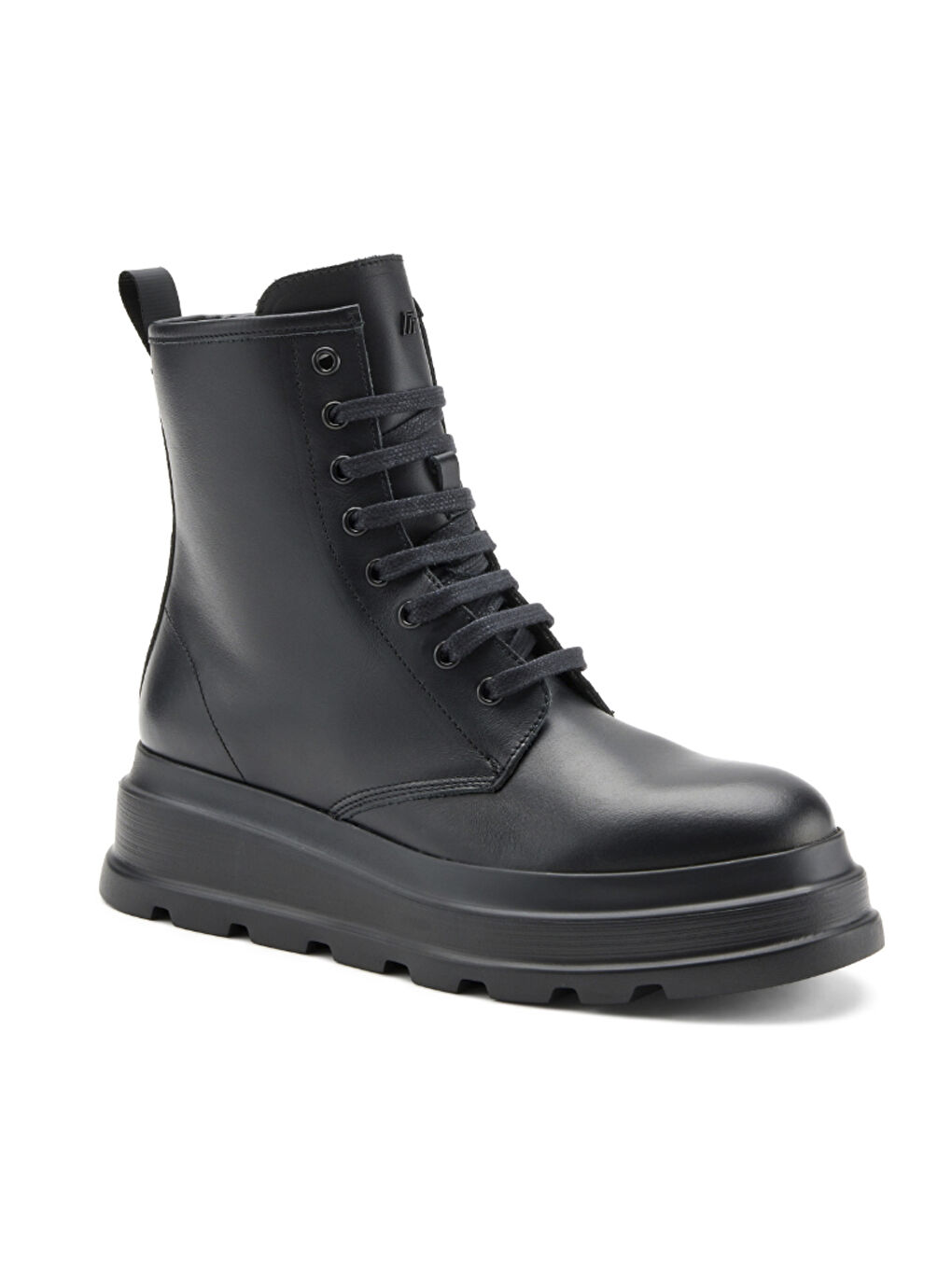 Siyah Kadın Bot 86L4 PONCHO Boot With Wedge Outsole Nero-1
