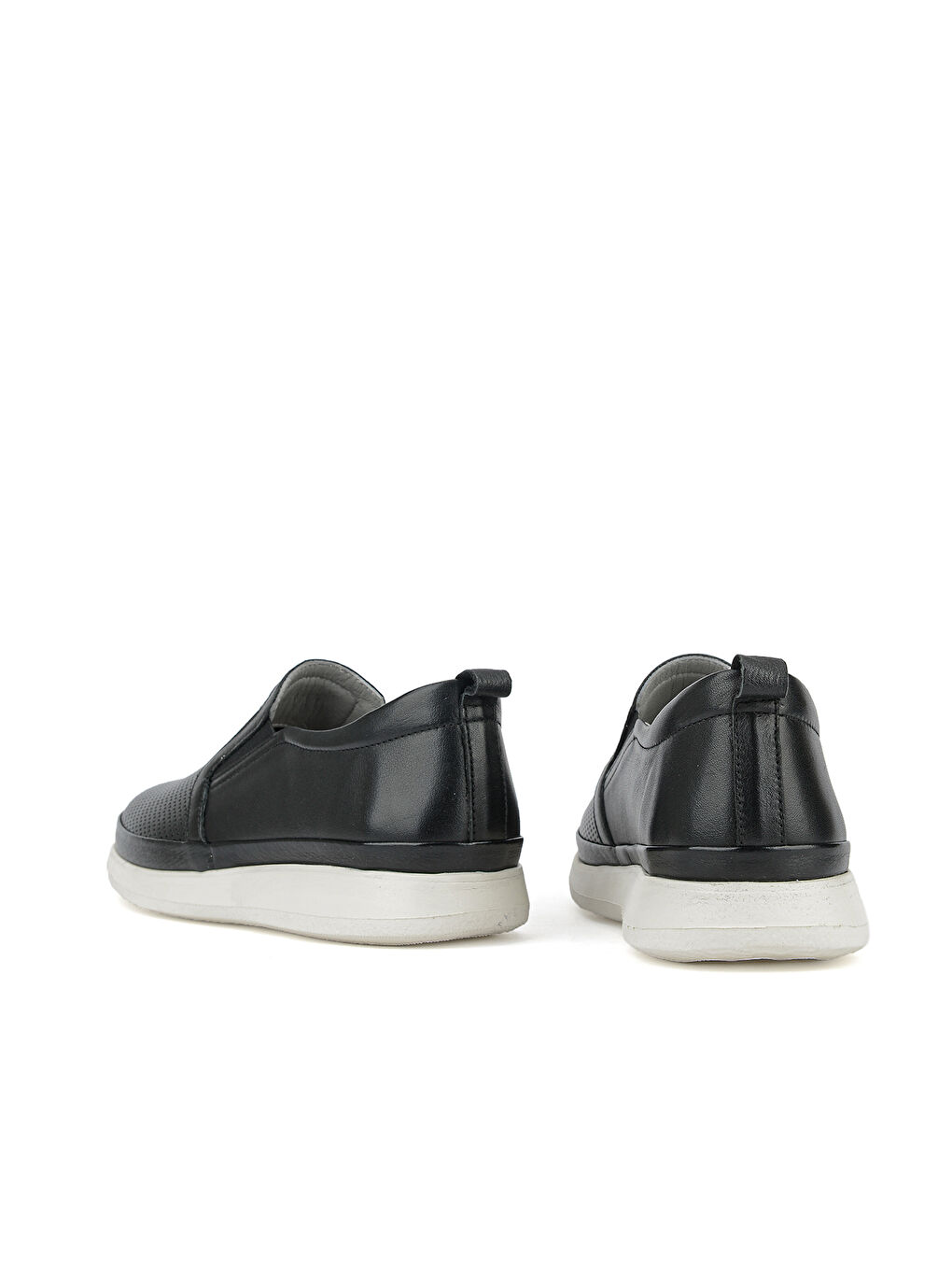 Erkek Hakiki Deri Konfor Ayakkabı 1611002Z2609 Siyah-2