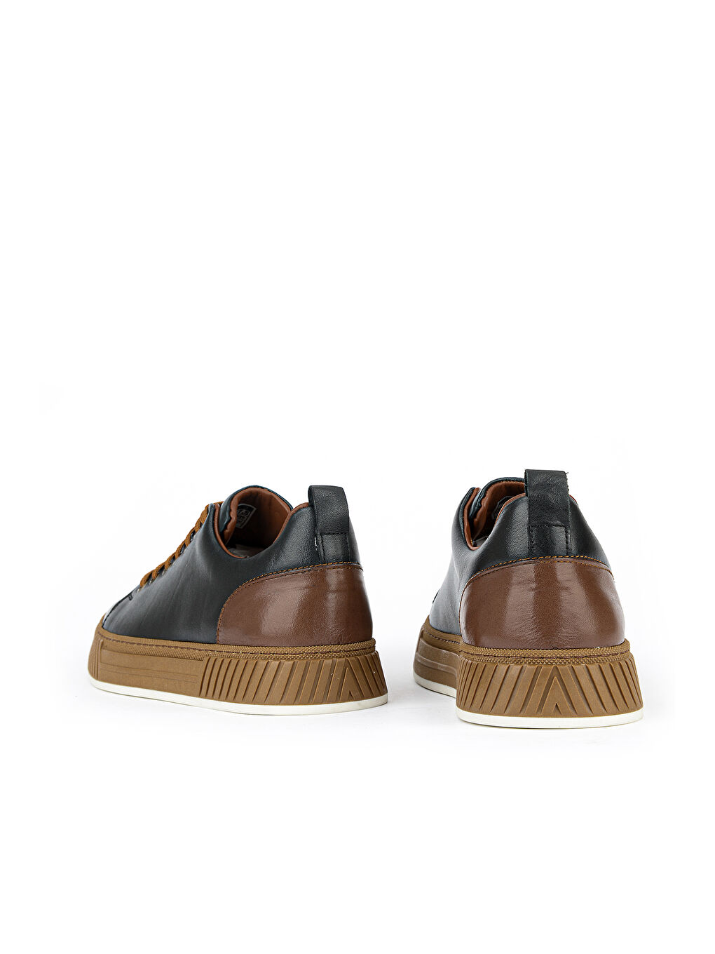 Erkek Hakiki Deri Günlük Sneaker 161983Z870 Siyah-2