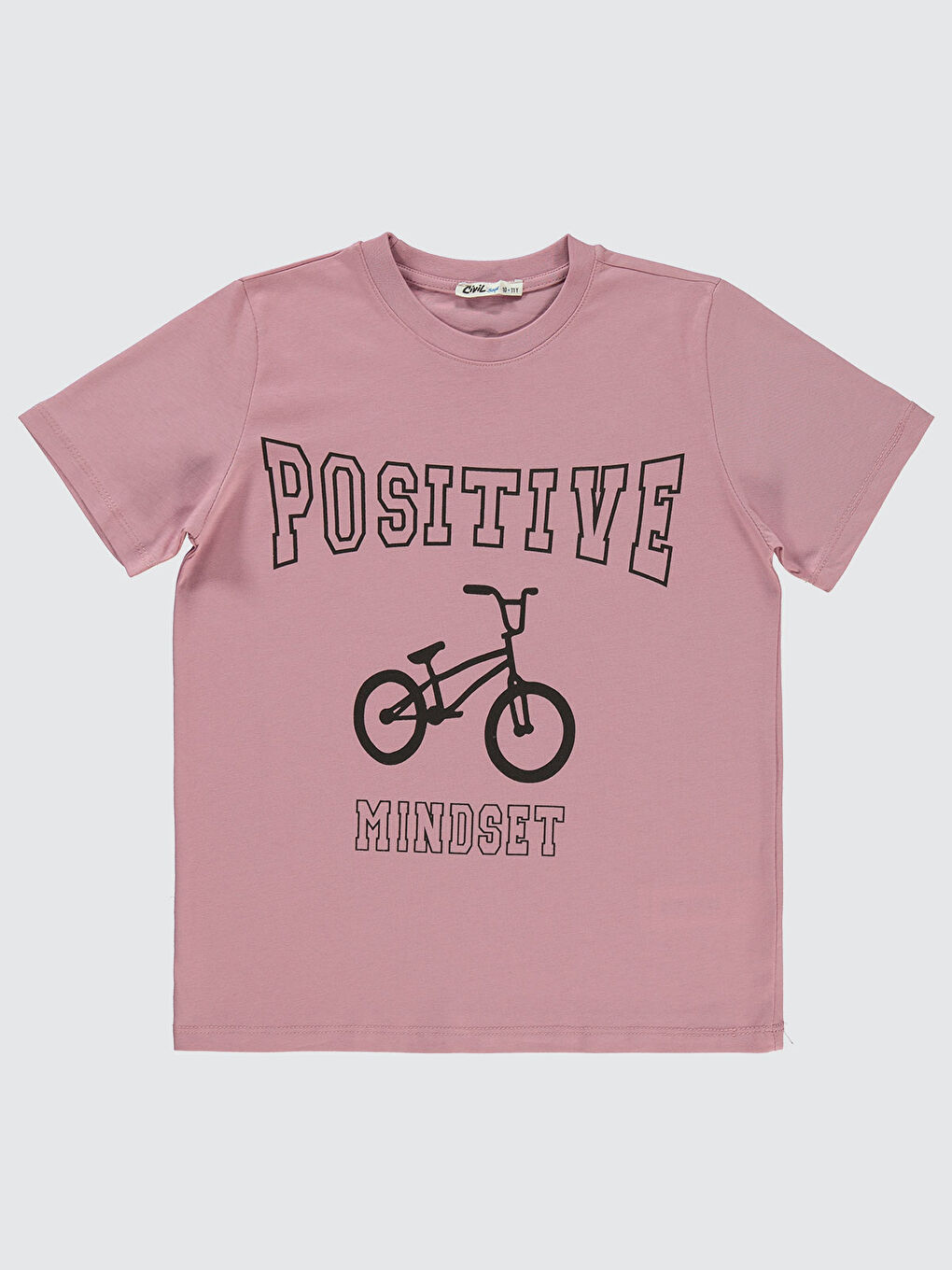 Pembe Boys Erkek Çocuk Tişört 10-13 Yaş Gül Kurusu