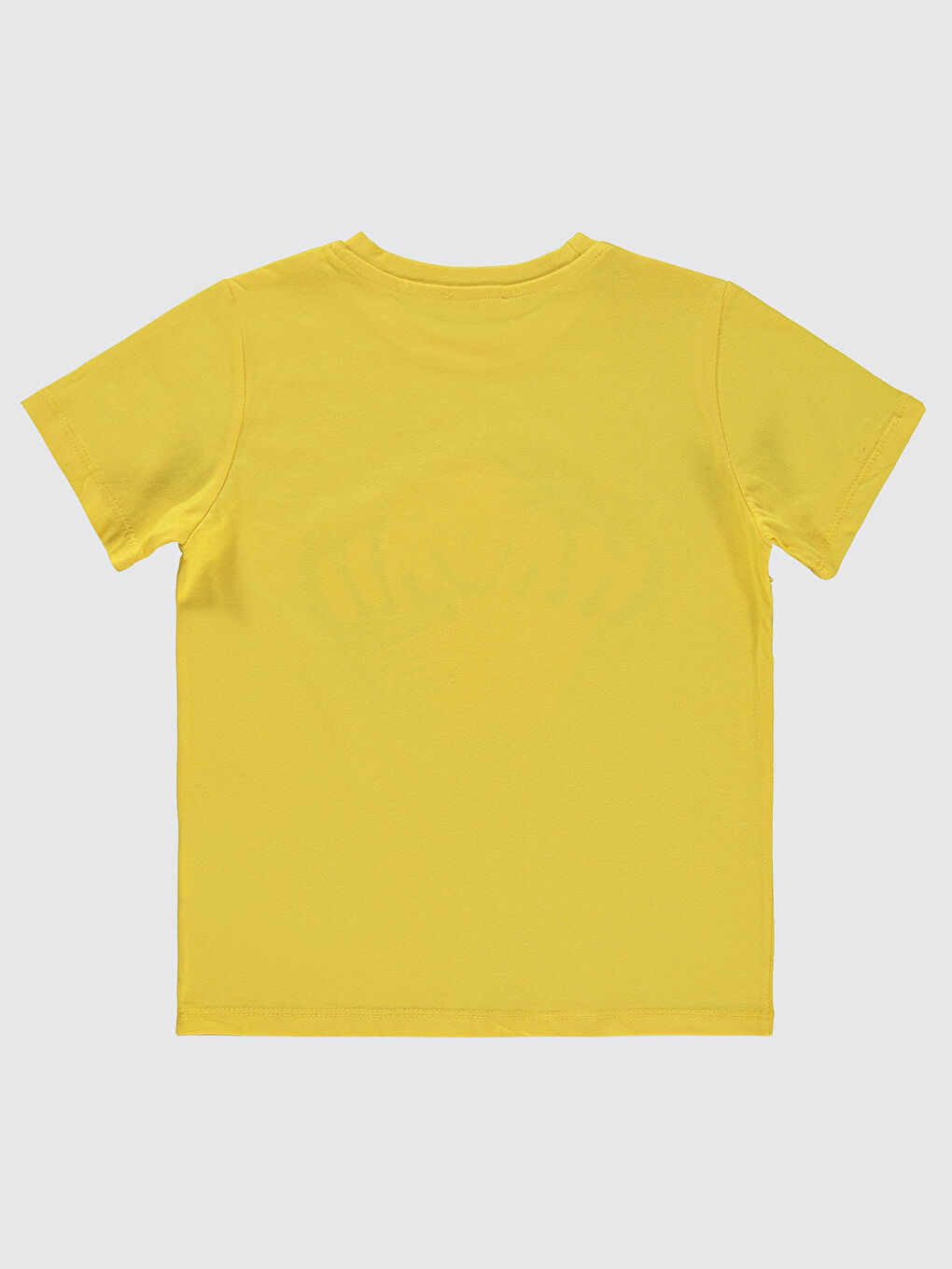 Boys Erkek Çocuk Tişört 6-9 Yaş Sarı-1