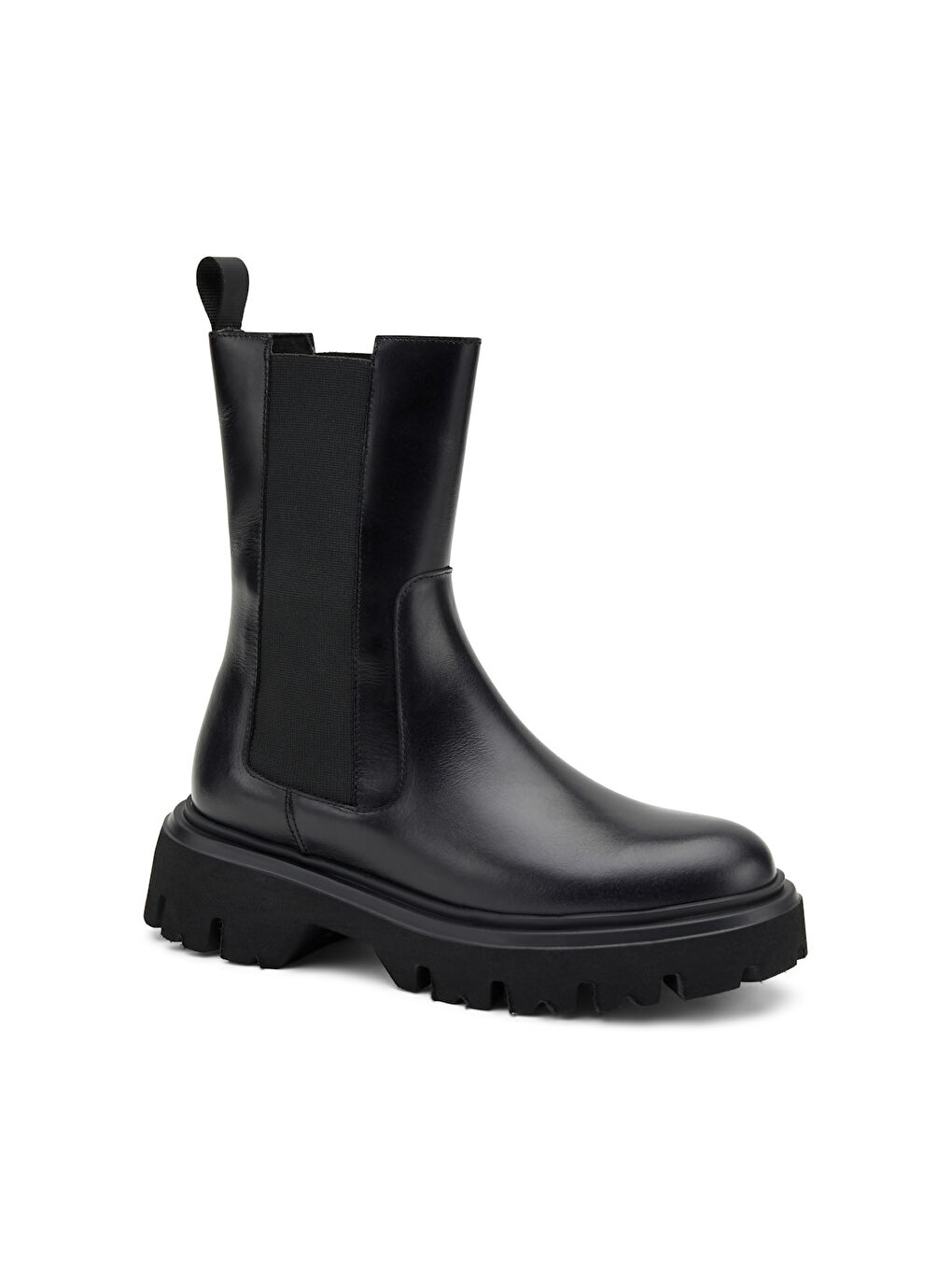 Siyah Kadın Bot 85L5 SETA Chunky Boot Nero-1
