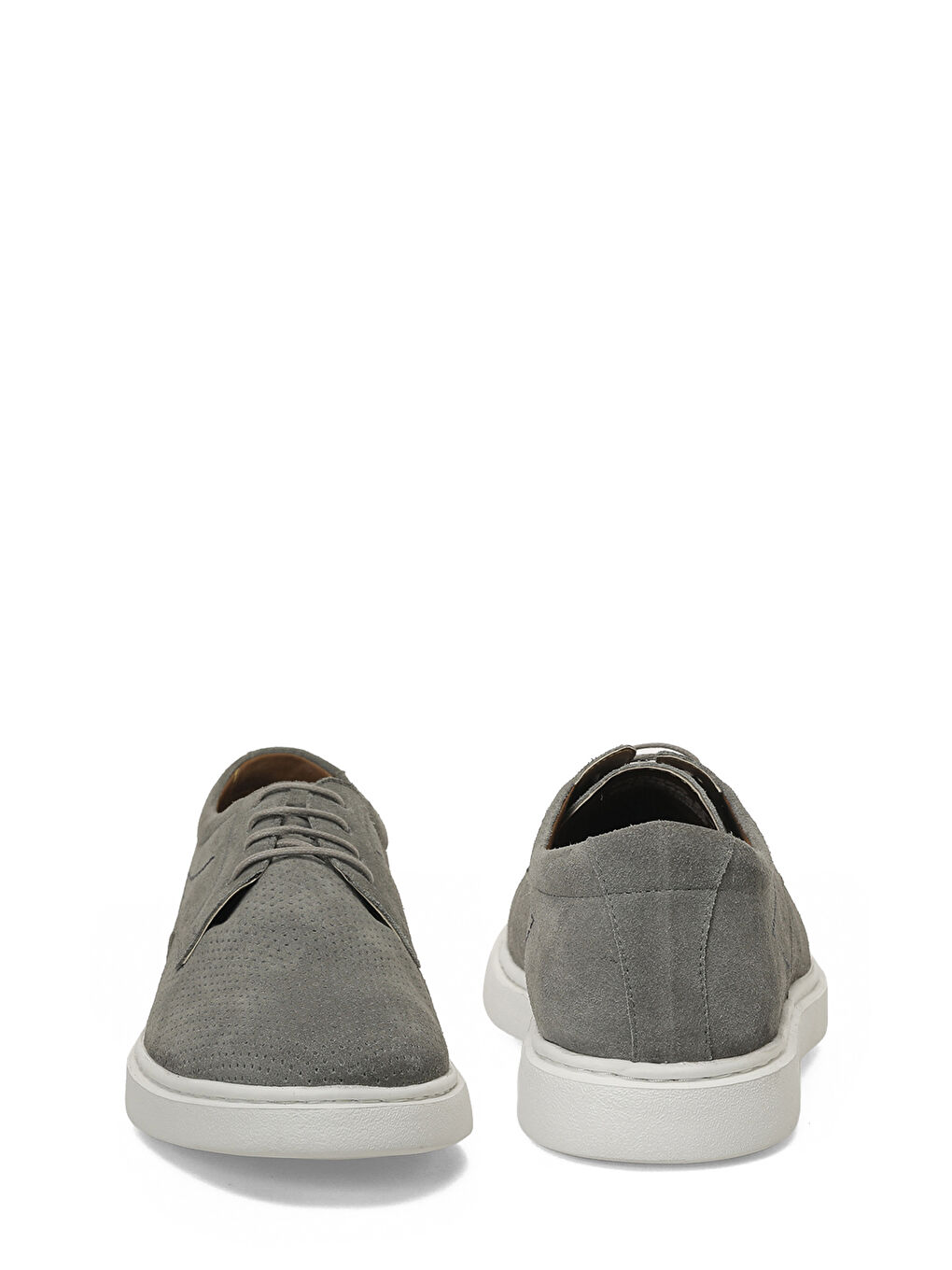 Gri GARNZO 6FX Taş Rengi Erkek Klasik Ayakkabı-4