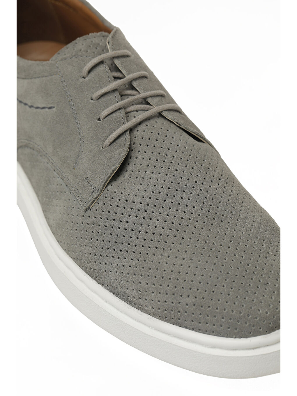 Gri GARNZO 6FX Taş Rengi Erkek Klasik Ayakkabı-6