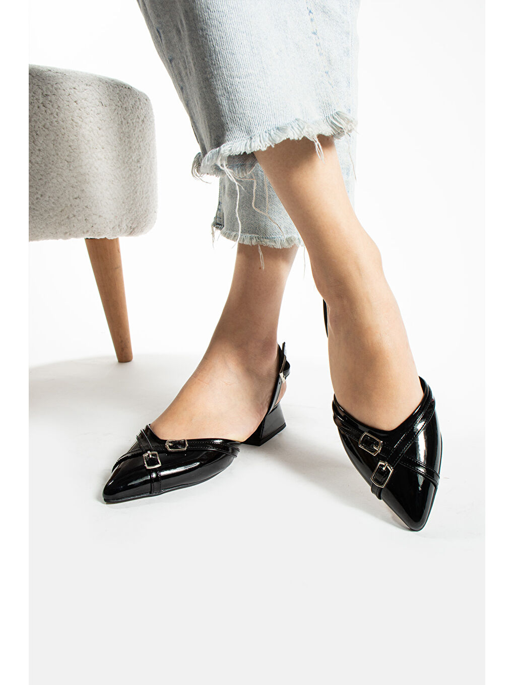 Siyah Kadın Topuklu Ayakkabı