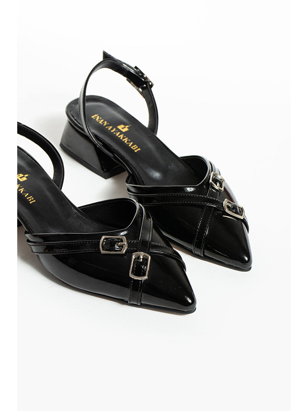 Siyah Kadın Topuklu Ayakkabı-1