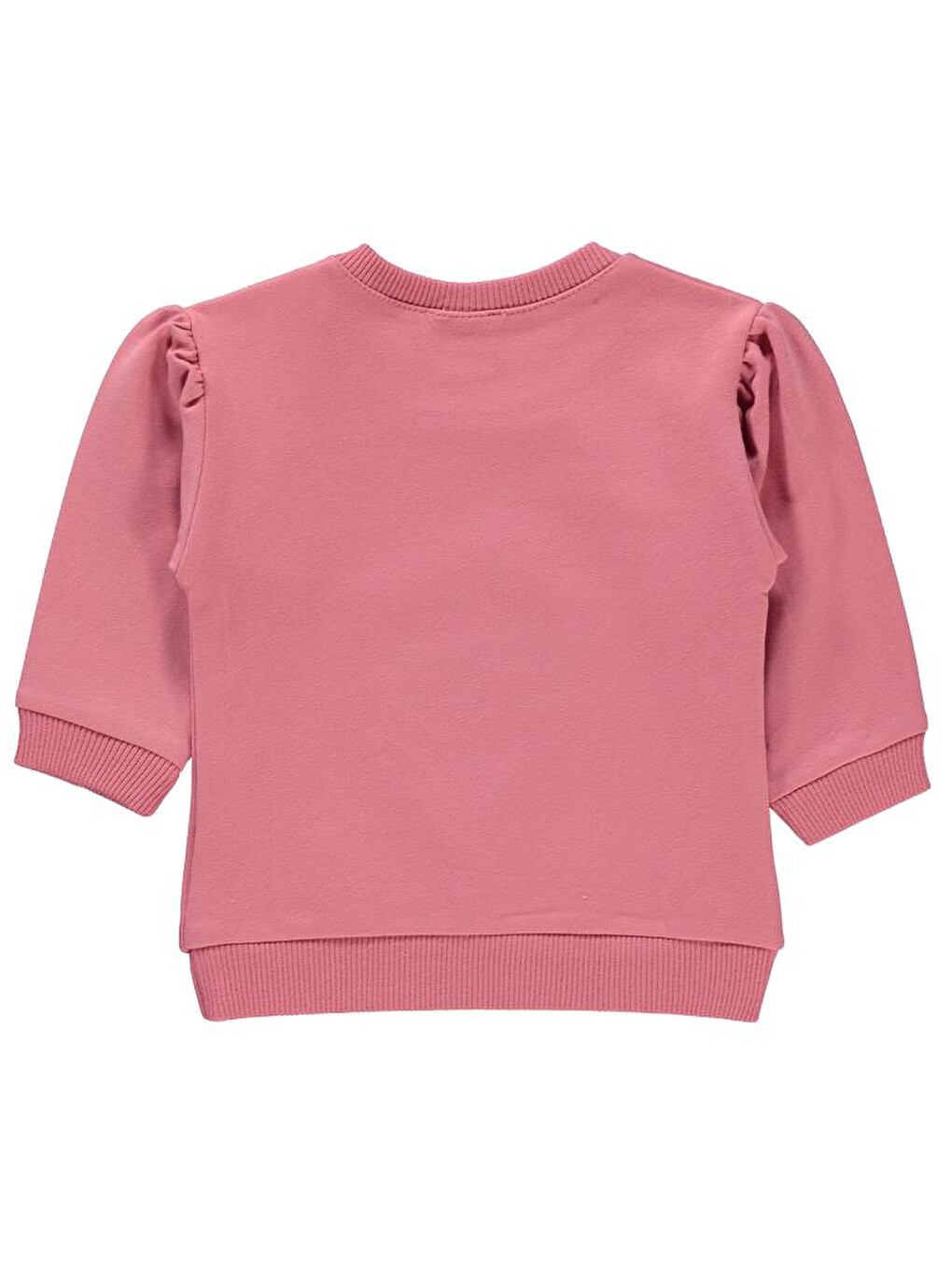 Mercan Baby Basic Arma Etiketli 6-18 Ay Sweatshirt - Kırmızı 9-12 Ay-1