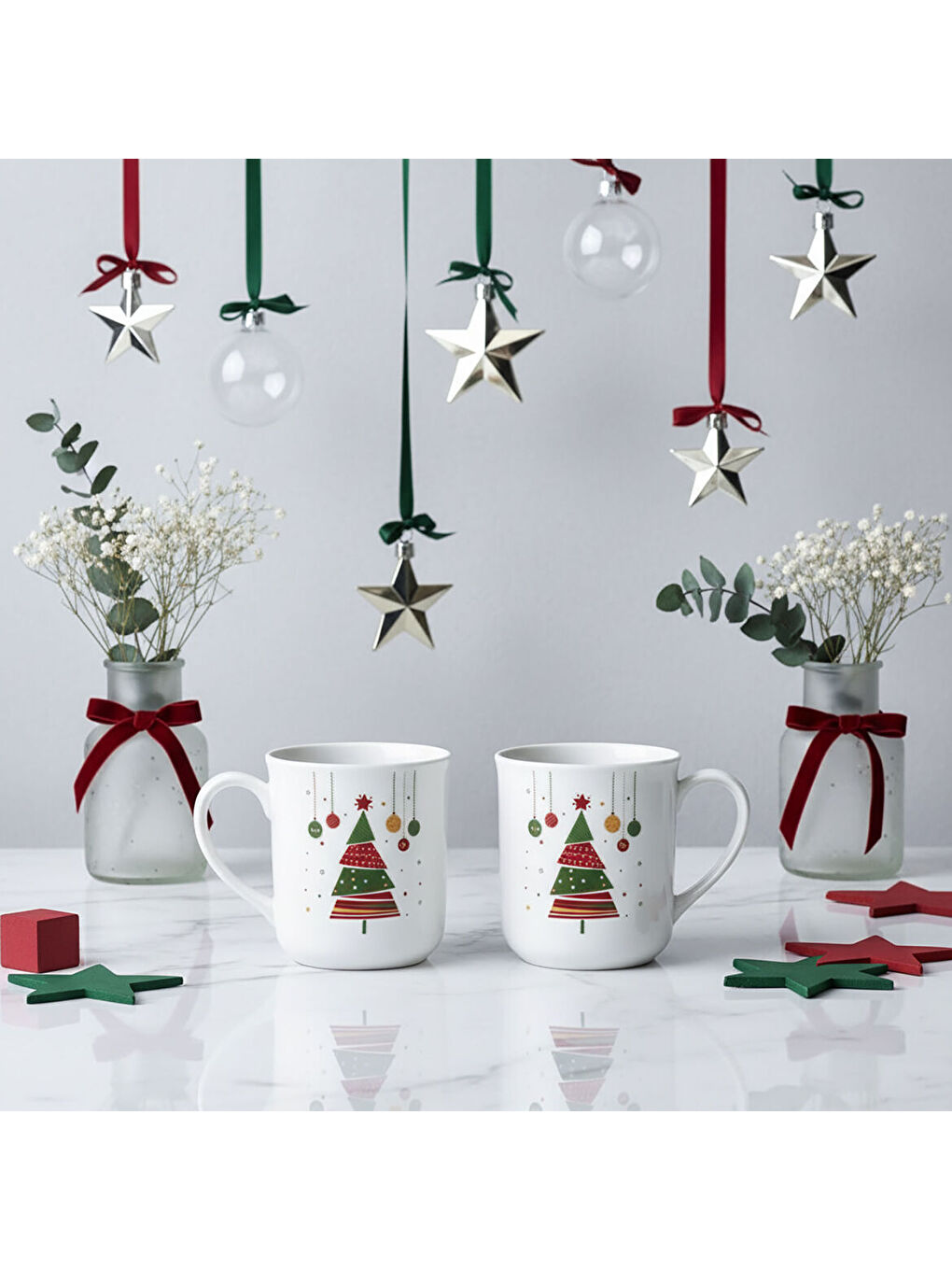 Ekru Enternasyonel 2 Kişilik Mug Bardak  6265