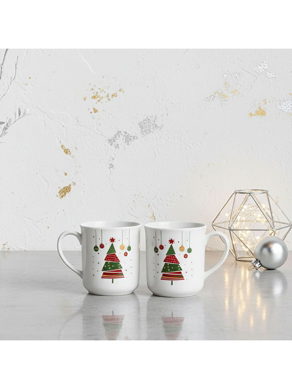 Ekru Enternasyonel 2 Kişilik Mug Bardak  6265-1