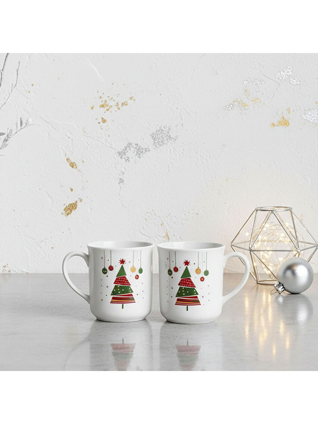 Ekru Enternasyonel 2 Kişilik Mug Bardak  6265-4