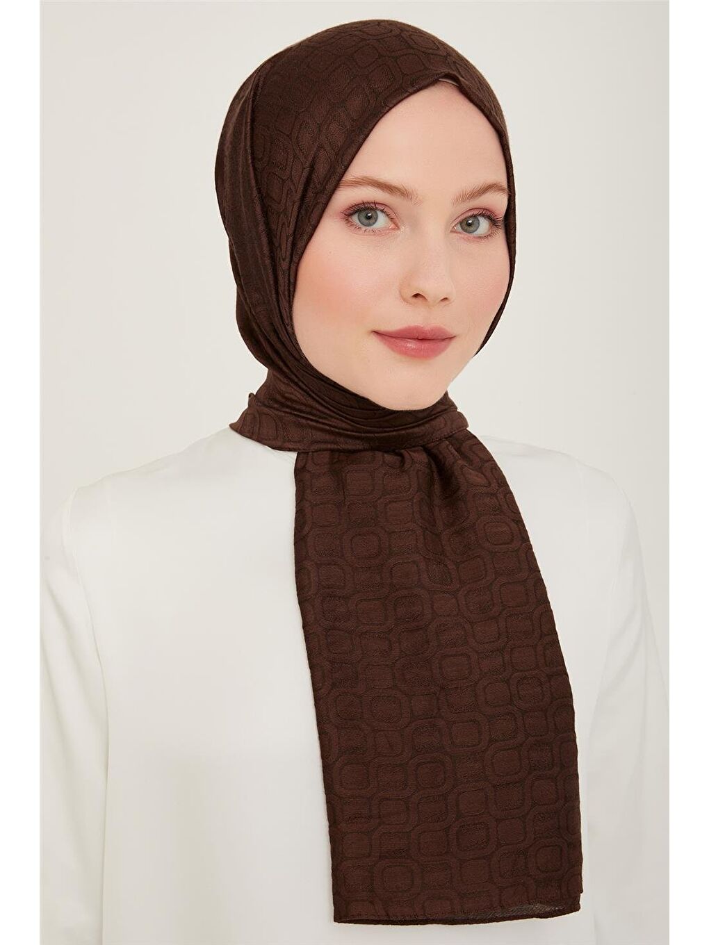 Kahverengi Trend Dama Şal 2 1134