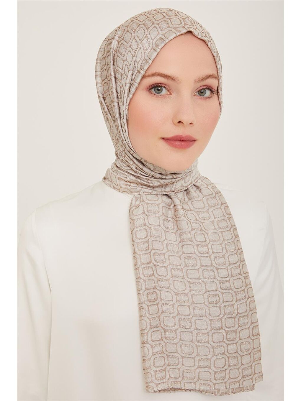 Bej Trend Dama Şal 2 1127