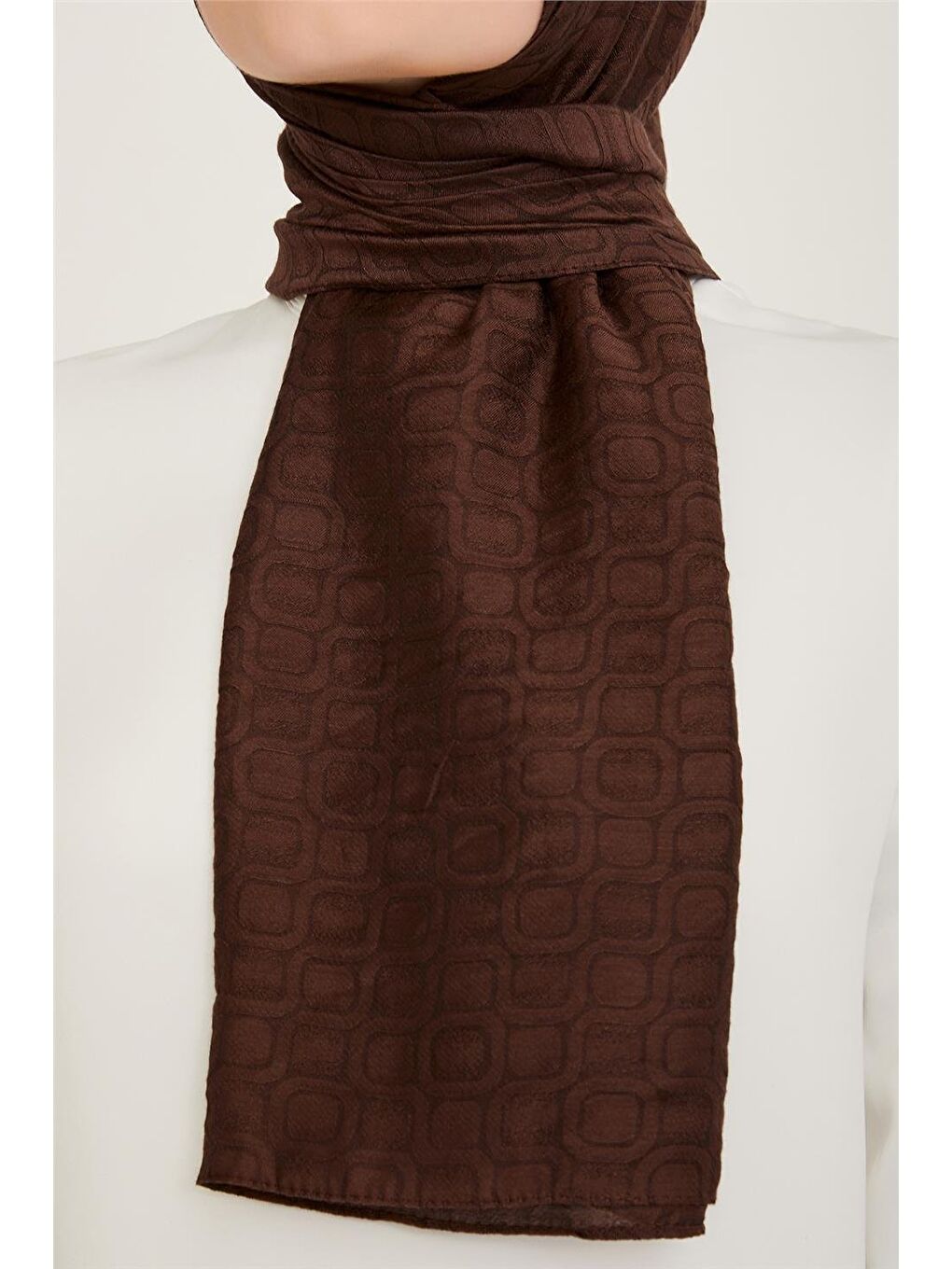 Kahverengi Trend Dama Şal 2 1134-1