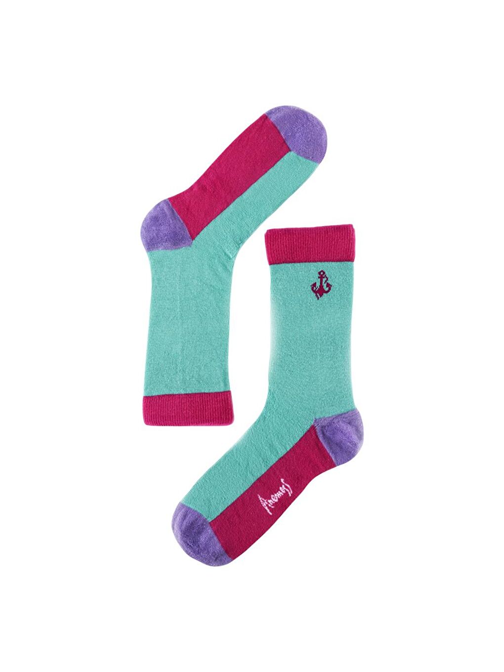 Karışık Kadın 5'li Dikişsiz Soket Çorap Seti, Deniz Temalı Desenler, %85 Pamuk, 36-40 Beden-2