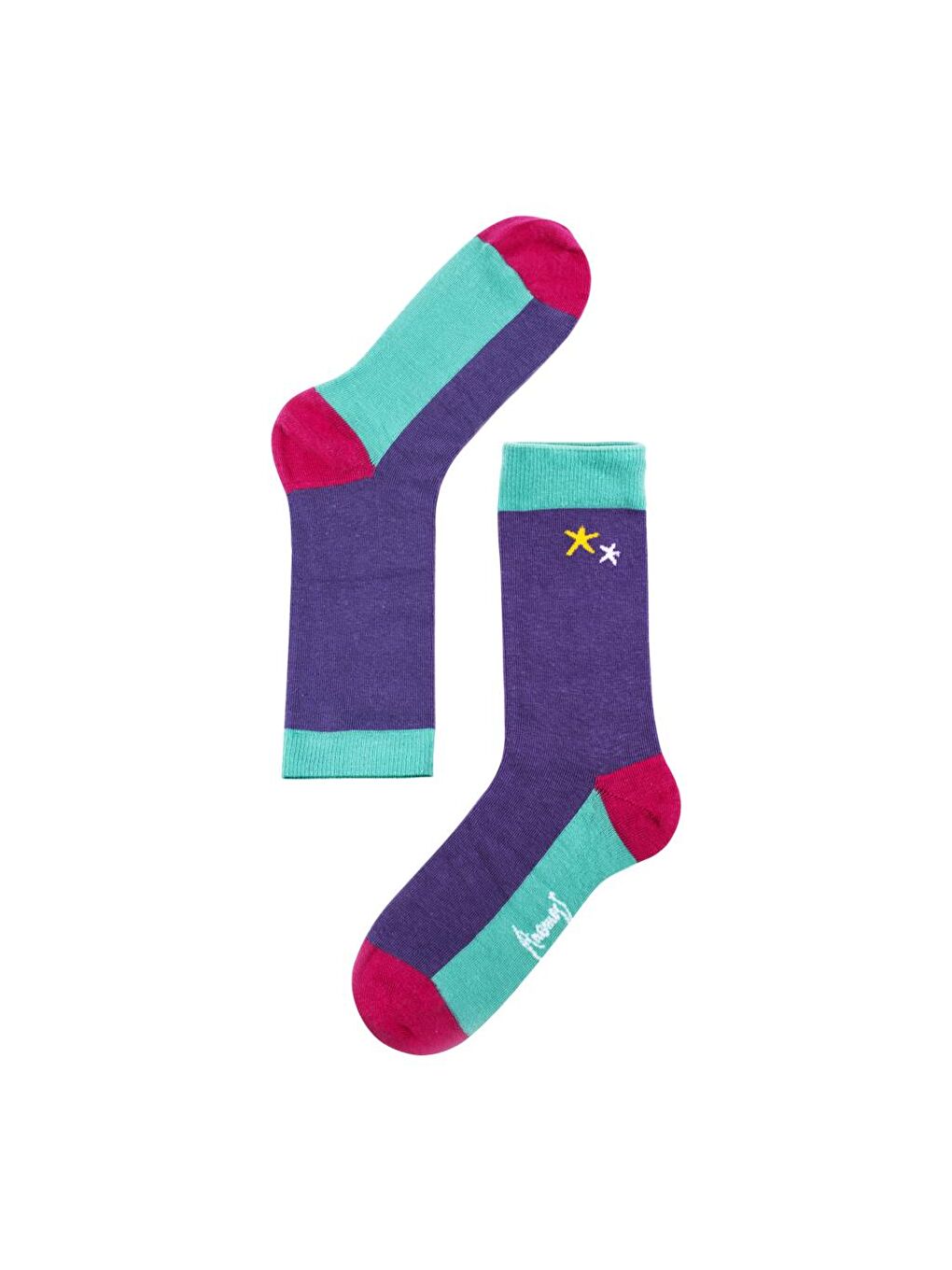 Karışık Kadın 5'li Dikişsiz Soket Çorap Seti, Deniz Temalı Desenler, %85 Pamuk, 36-40 Beden-3