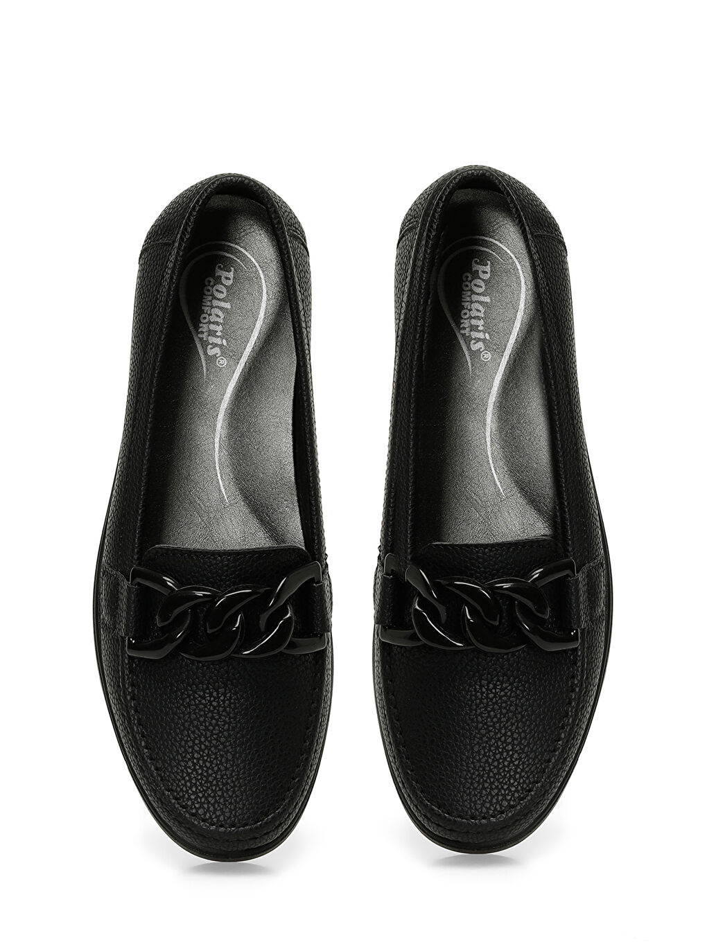 166552.Z5PR Siyah Kadın Loafer-3