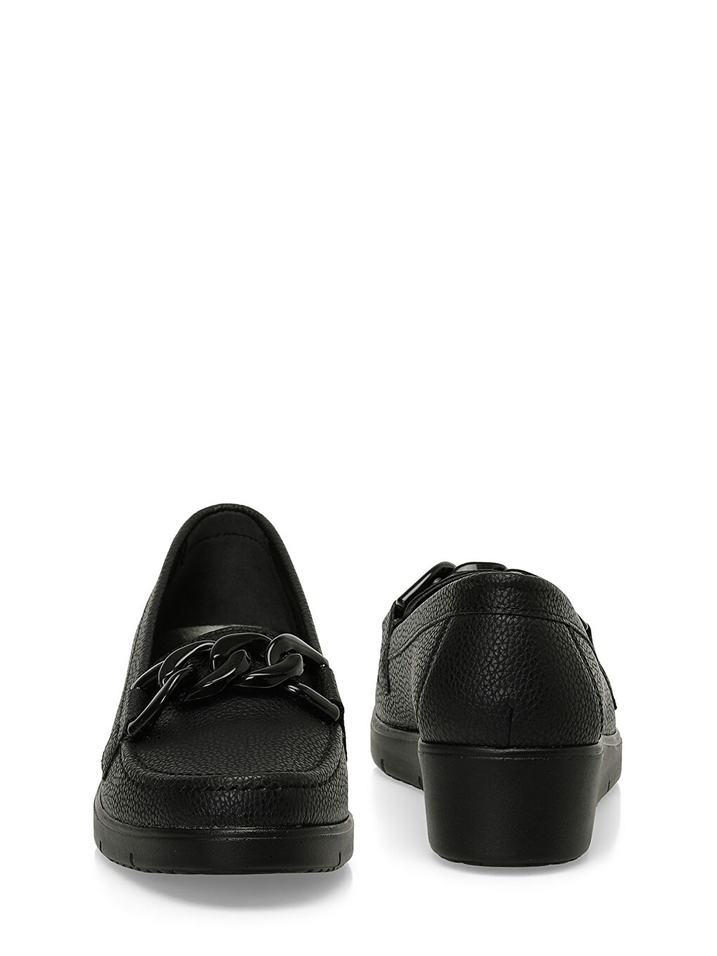 166552.Z5PR Siyah Kadın Loafer-4