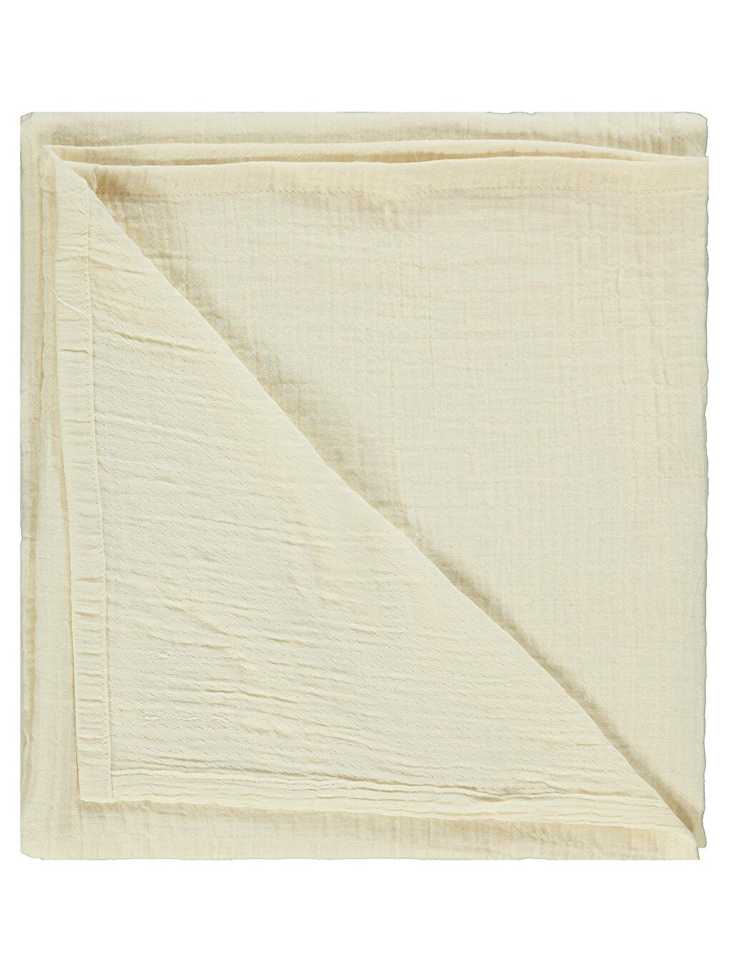 Baby Çiçek Baskılı Battaniye - Ekru Standart-1