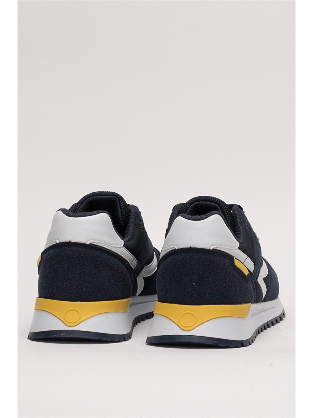 Lacivert Erkek Ortopedik Günlük Yürüyüş Koşu Sneaker Spor Ayakkabı Lacİvert - Sari-3